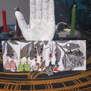 Handmade Holiday Earrings Set - 5 Different Holidays